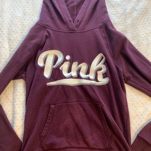 Maroon PINK hoodie